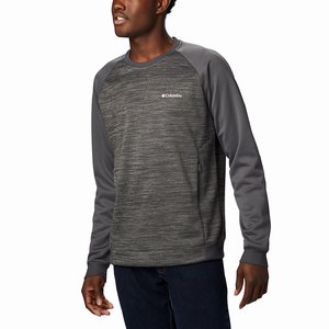 Columbia Tech Trail™ Midlayer Crew Skjorta Herr MörkGrå (AKFJS2789)